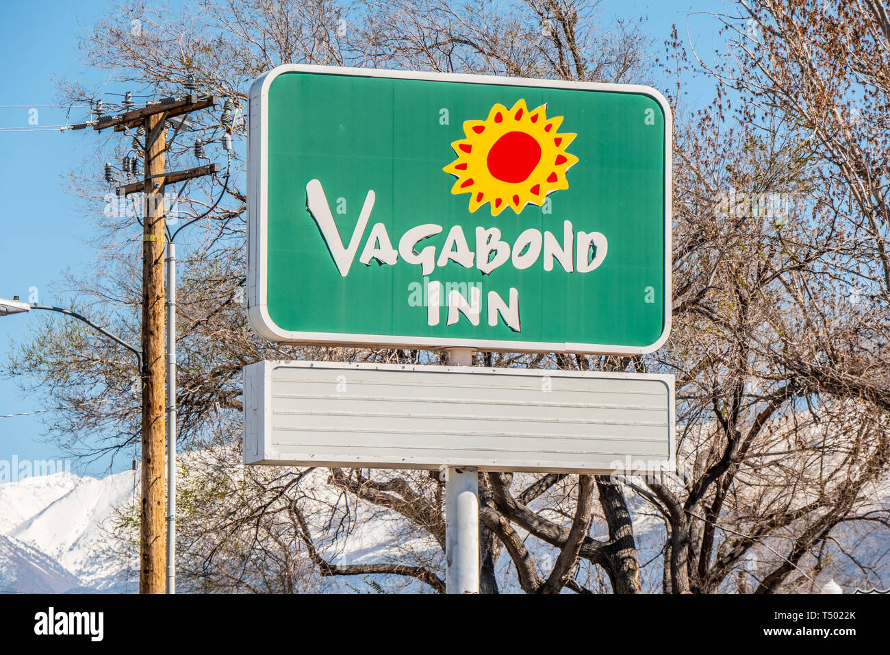Vagabond Inn Motel in Bishop - BISHOP, USA - MARCH 29, 2019 Stock Photo -  Alamy