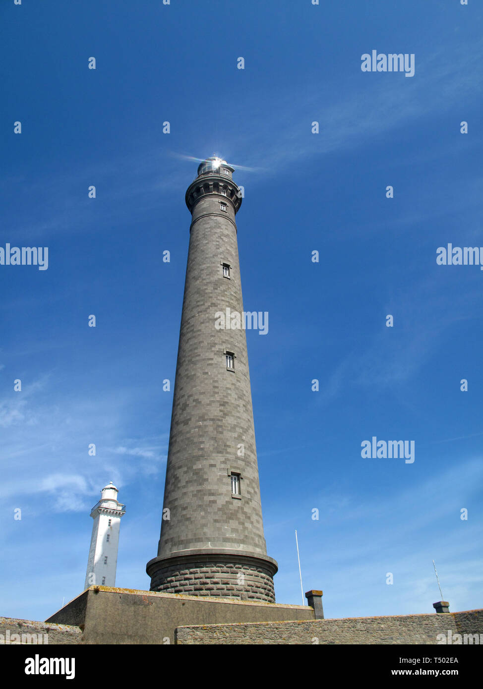 Ille Vierge Lighthouse, Finisterre, Brittany, France Stock Photo - Alamy