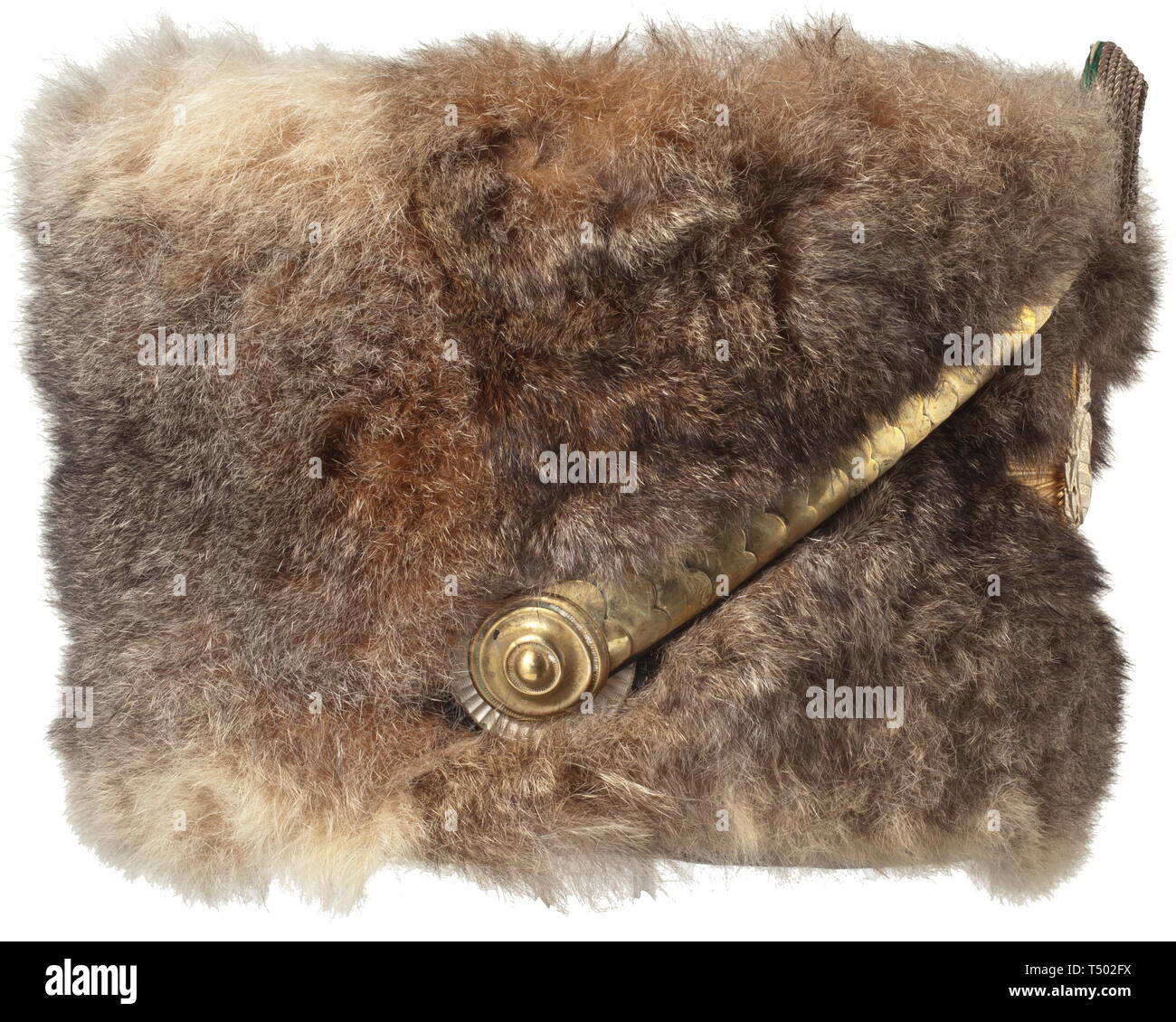 Opossum top fur coat