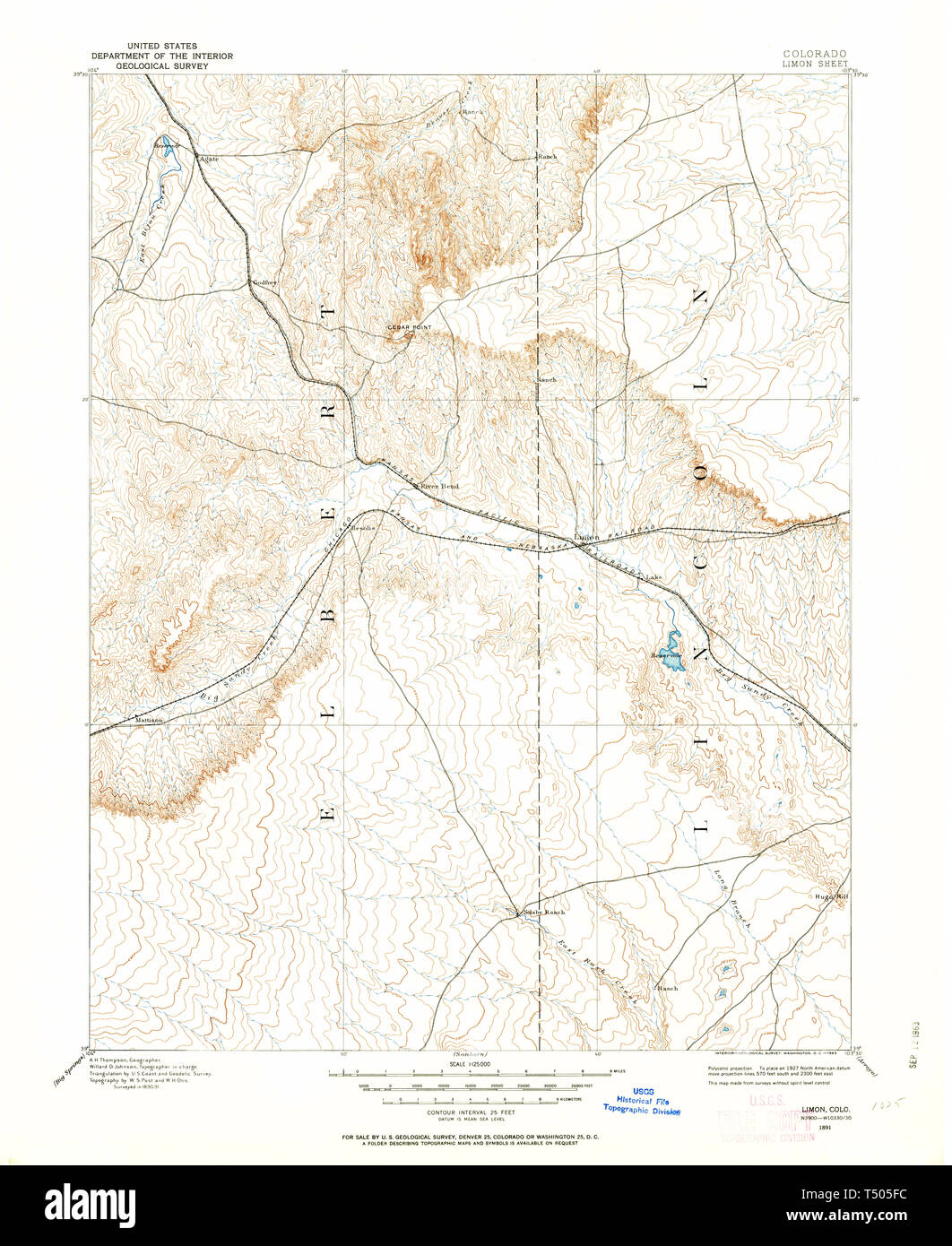 Limon colorado map hires stock photography and images Alamy