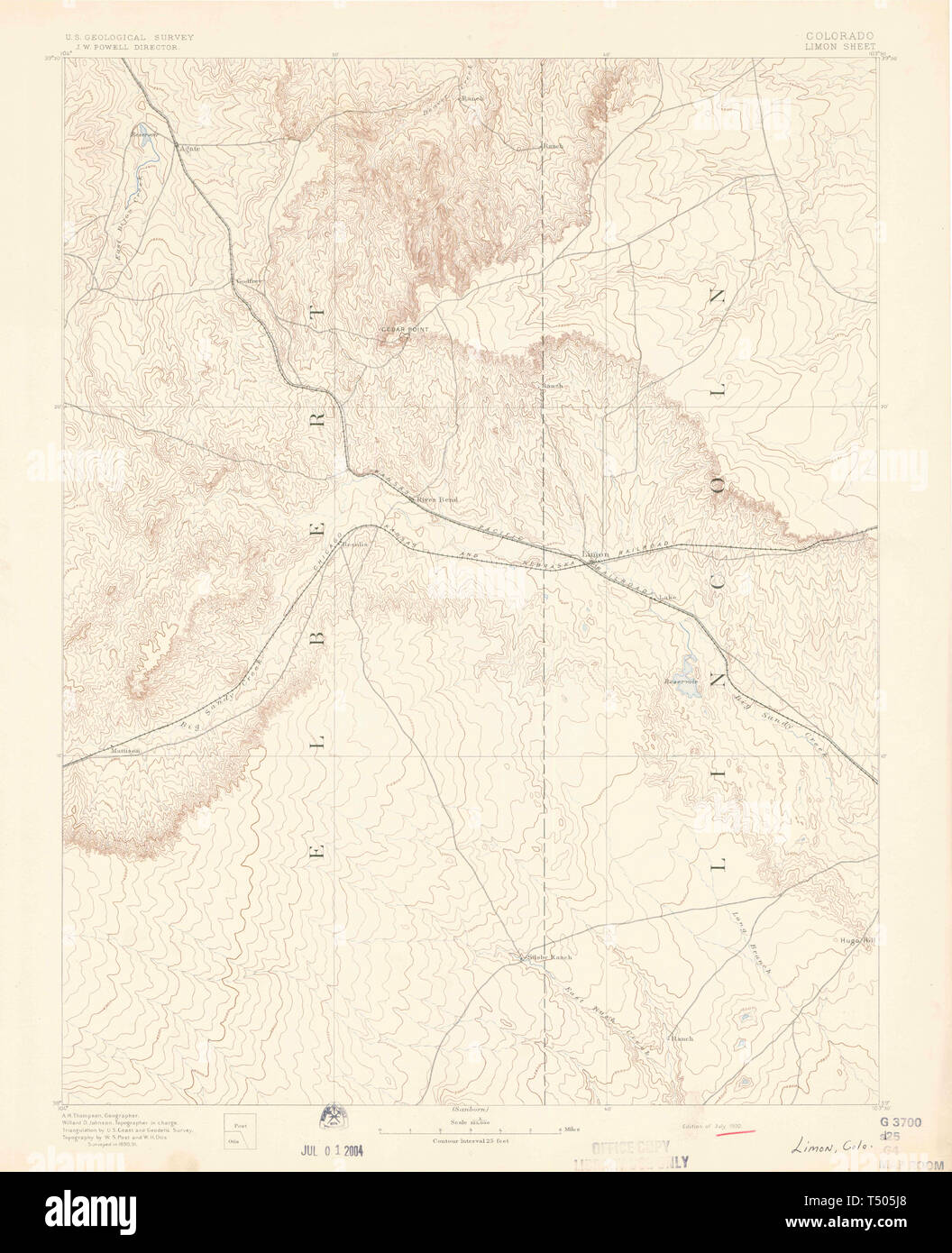 Limon colorado map hires stock photography and images Alamy