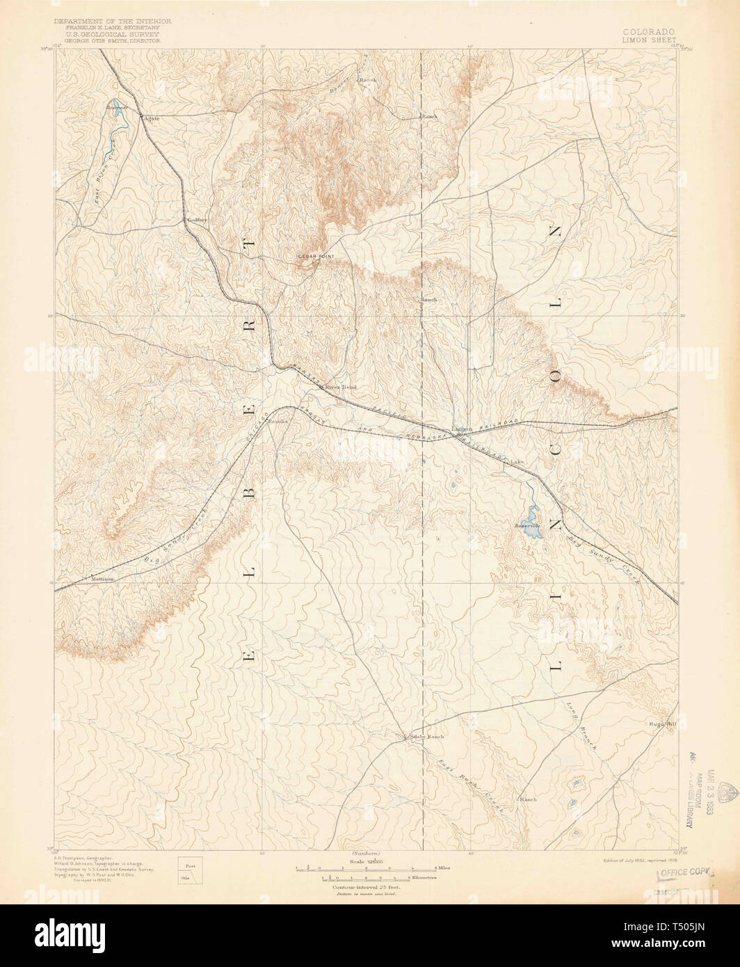 Limon colorado map hires stock photography and images Alamy