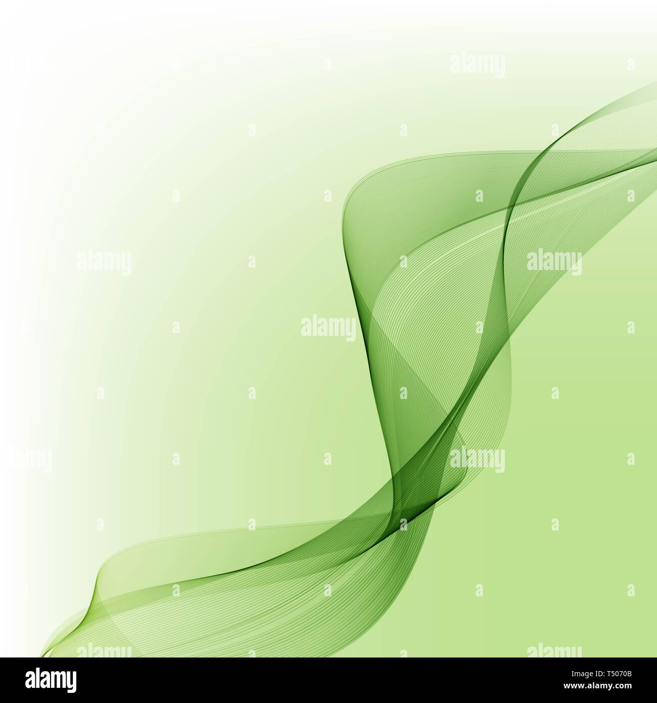 Green abstract wave. Vector layout for advertising. Logo symbol. eps 10 ...