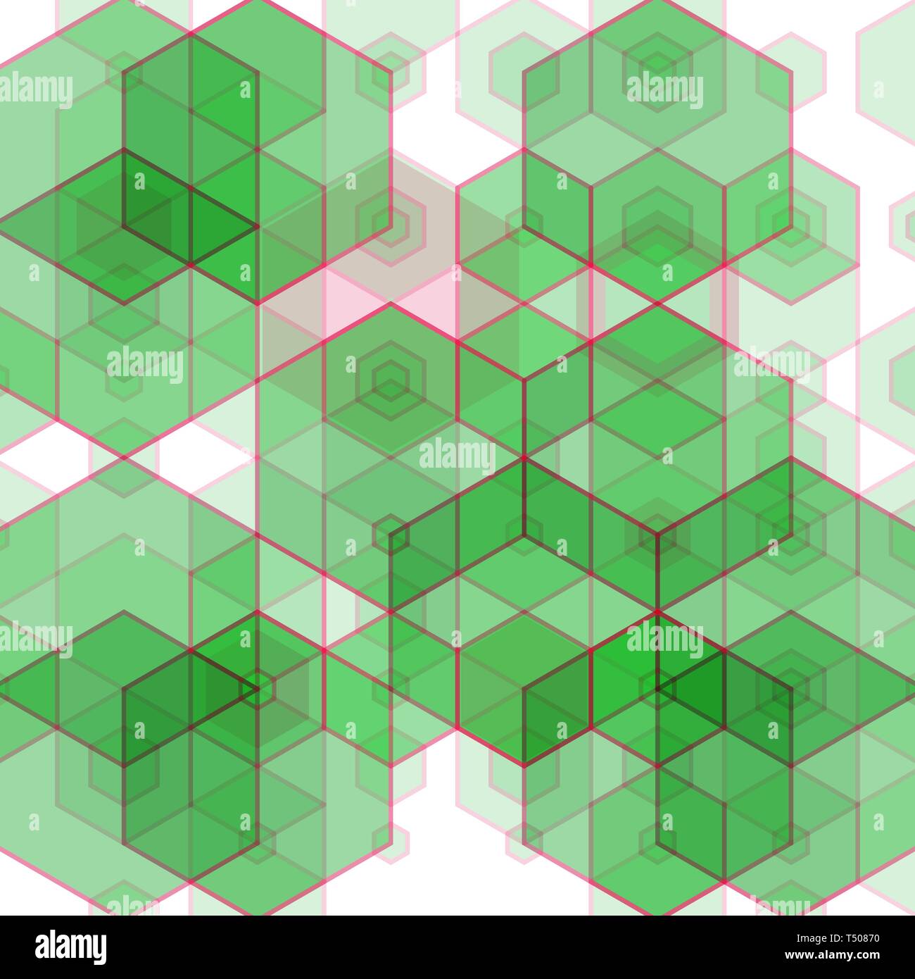 Abstract green background green hexagons vector illustration Stock ...