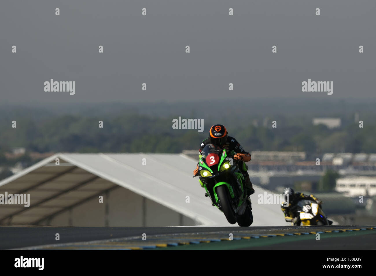 Le Mans Sarthe France 19th Apr 2019 Am Moto Racing Competition