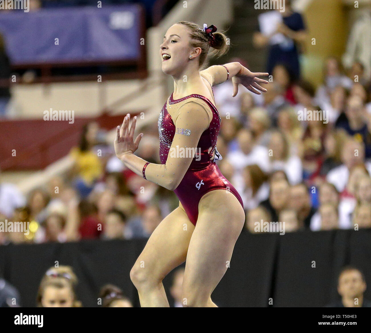 Fort Worth, TX, USA. 19th Apr, 2019. Minnesota's Lexy Ramler performs