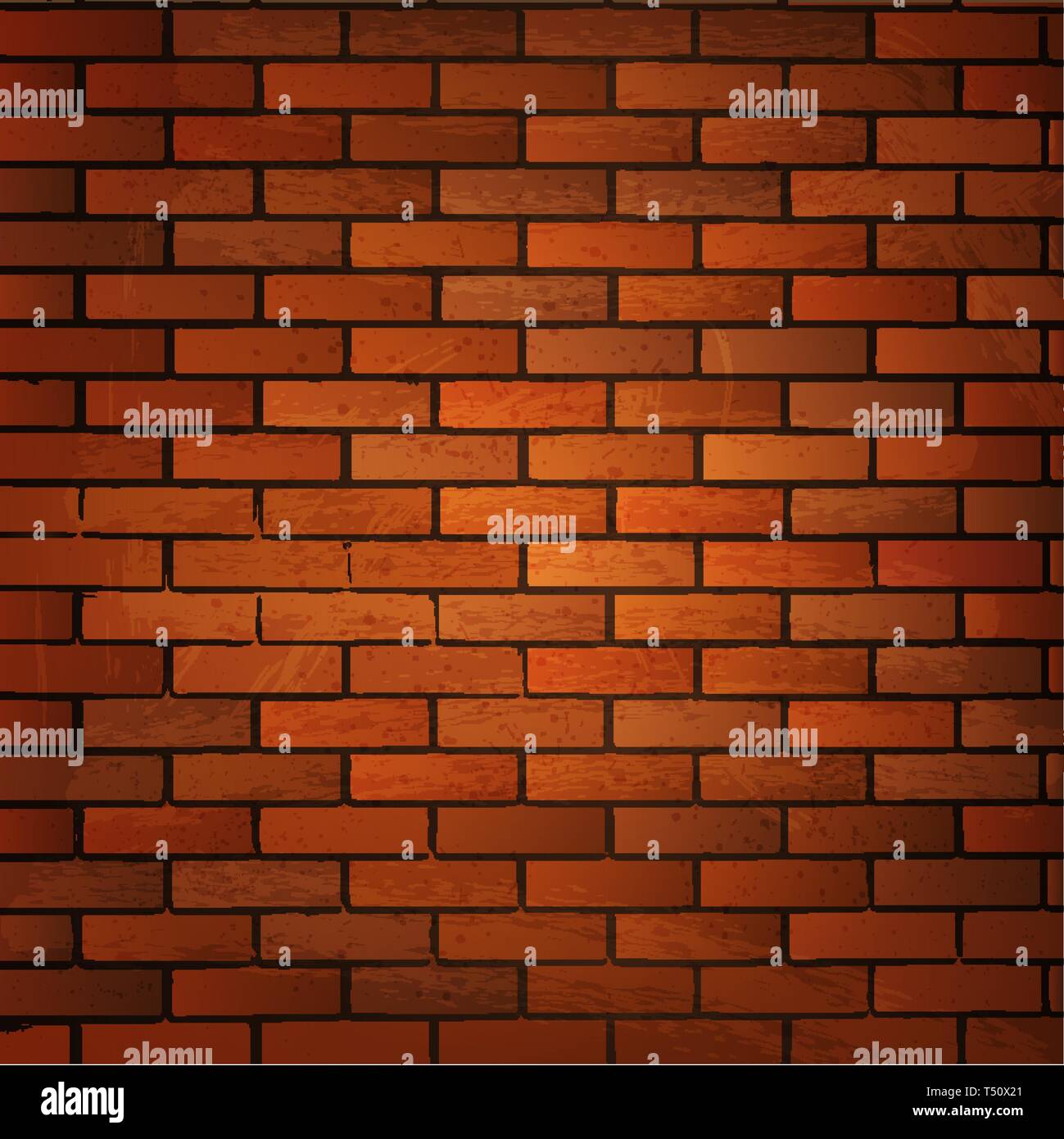 Brick wall texture. Dirty grunge background Stock Vector Image & Art ...