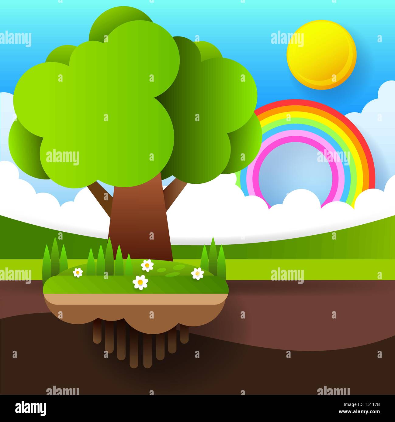 world environment day card or background with tree and leaves vector stock vector image art alamy https www alamy com world environment day card or background with tree and leavesvector image244041375 html