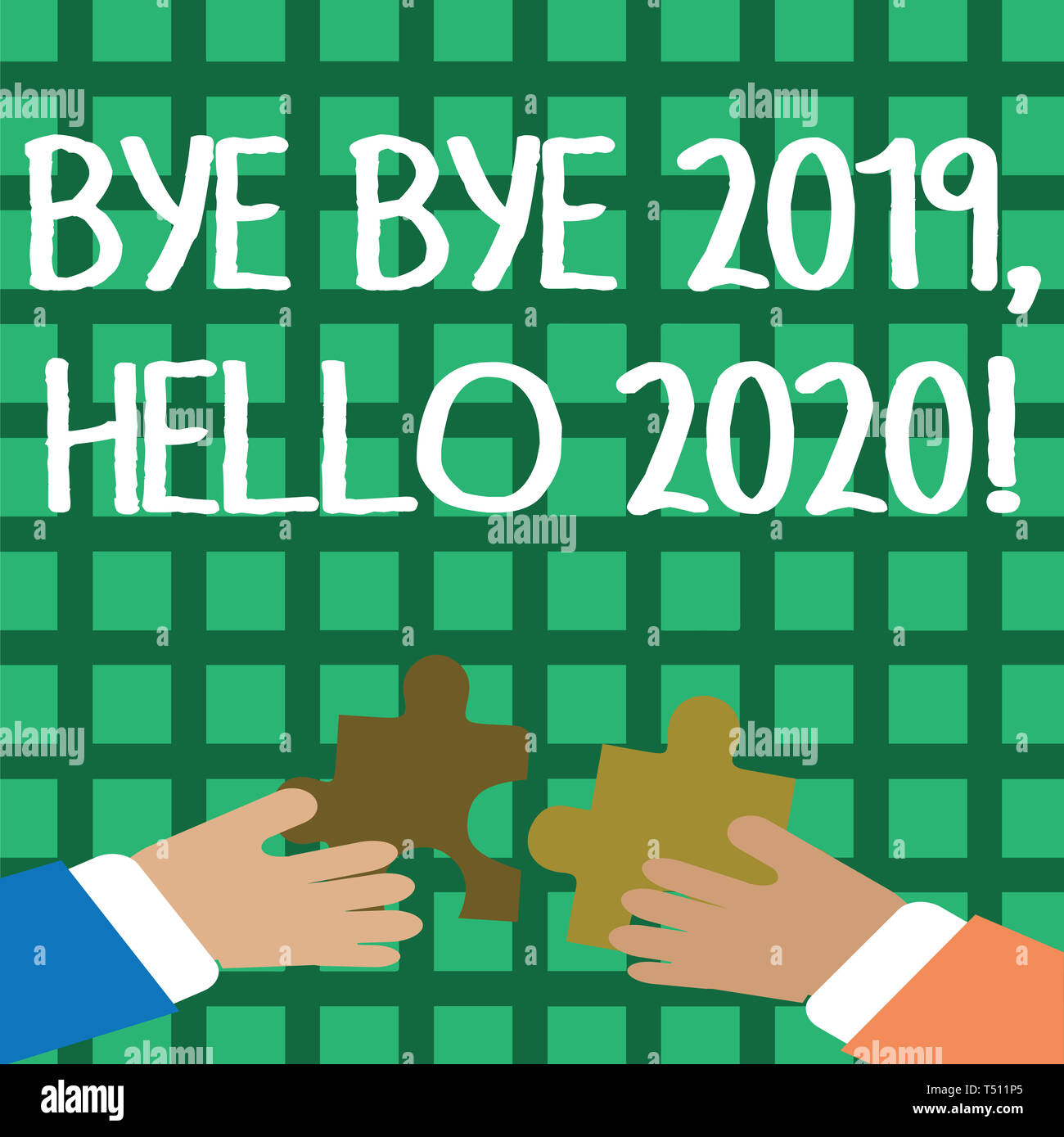 Conceptual Hand Writing Showing Bye Bye 19 Hello Concept Meaning Saying Goodbye To Last Year And Welcoming Another Good One Hands Holding Jigs Stock Photo Alamy