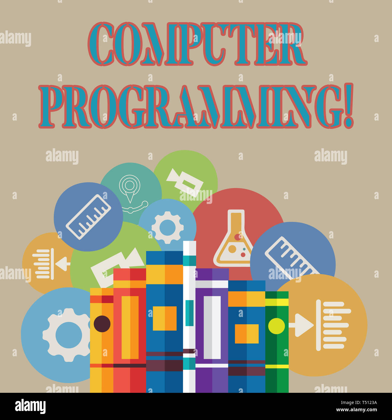 Word writing text Computer Programming. Business photo showcasing process  that instructs a computer on how to do a task Books Arranged Standing Up in  Stock Photo - Alamy
