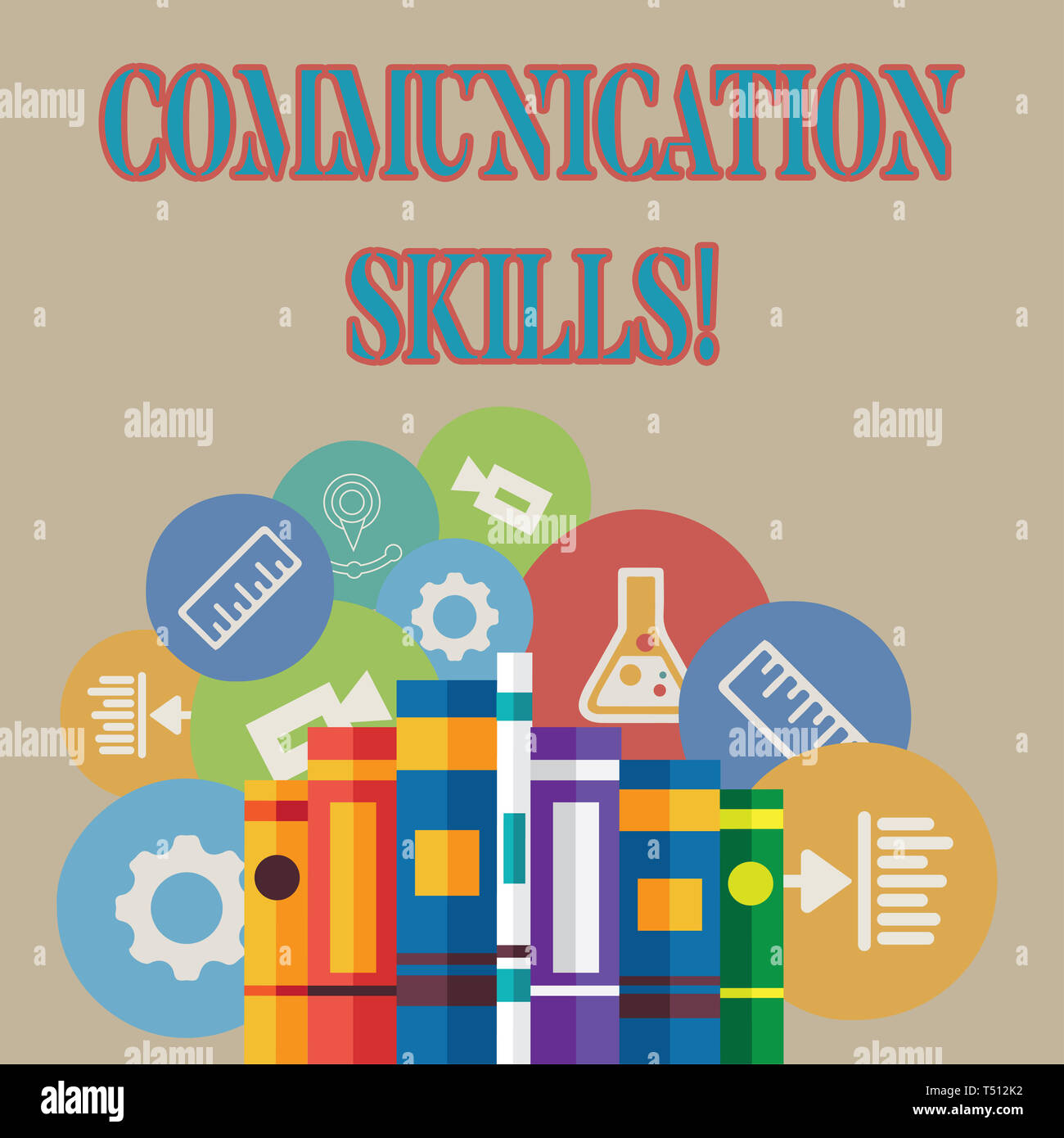 Word Writing Text Communication Skills Business Photo Showcasing Ability To Convey Information To Another Effectively Books Arranged Standing Up In R Stock Photo Alamy