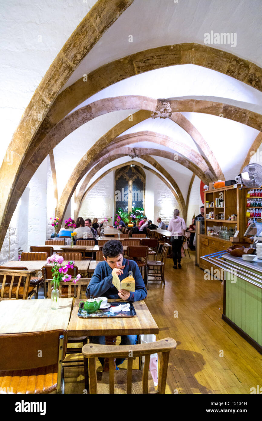 Interior of Vaults & Garden Cafe in Oxford, UK Stock Photo