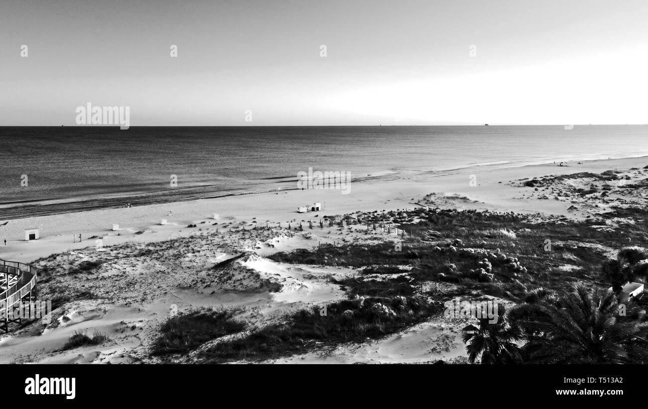 Gulf Shores AL USA - May 6, 2018 - Sunset on the Beach in Gulf Shores ...