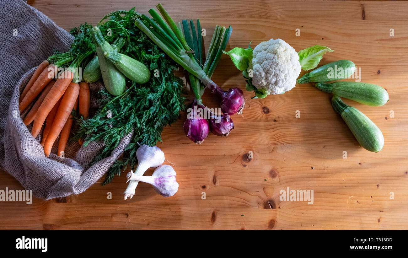 vegetables on the table Stock Photo