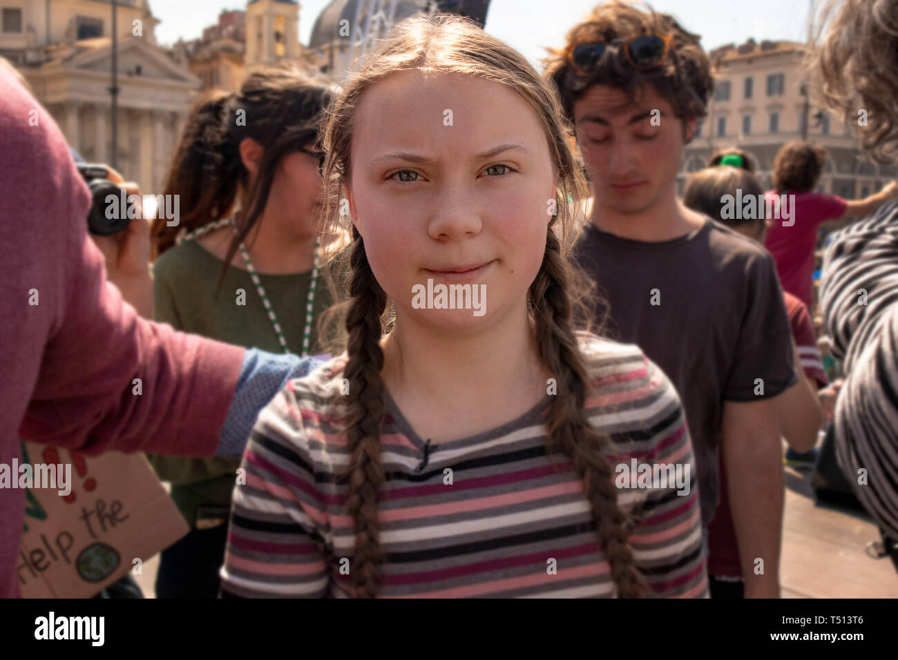 Greta thunberg portrait hi-res stock photography and images - Alamy