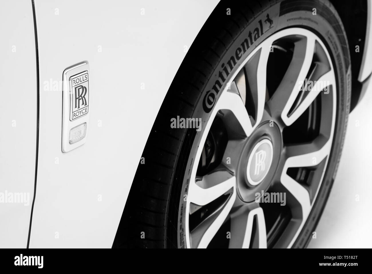 2019 Rolls-Royce Cullinan Stock Photo