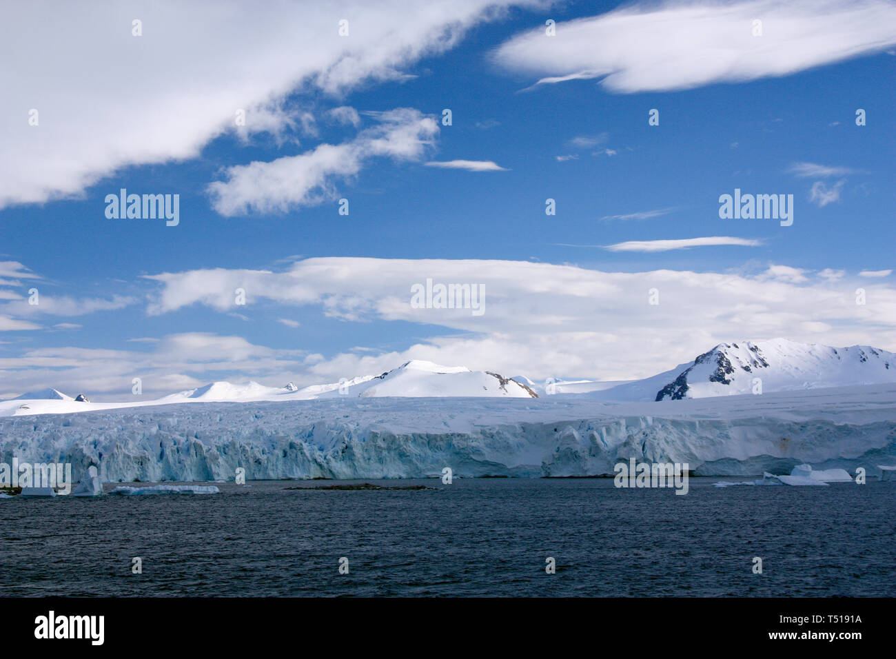 Glacier Antarctic Stock Photo