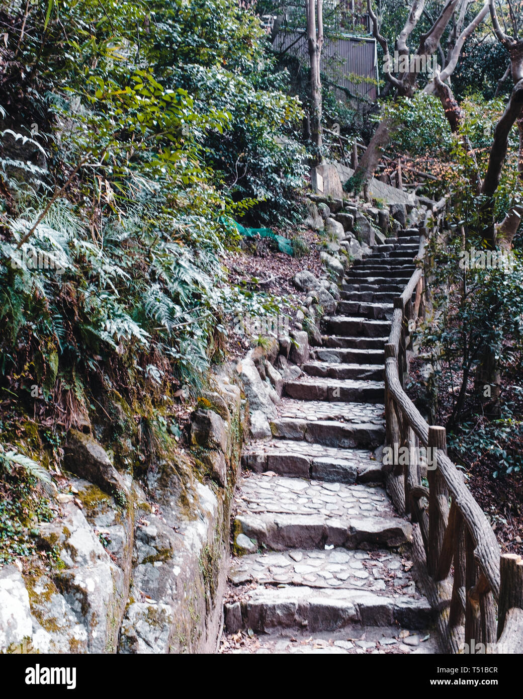 Hike to Nunobiki Water Fall in Kobe, Japan Stock Photo Alamy