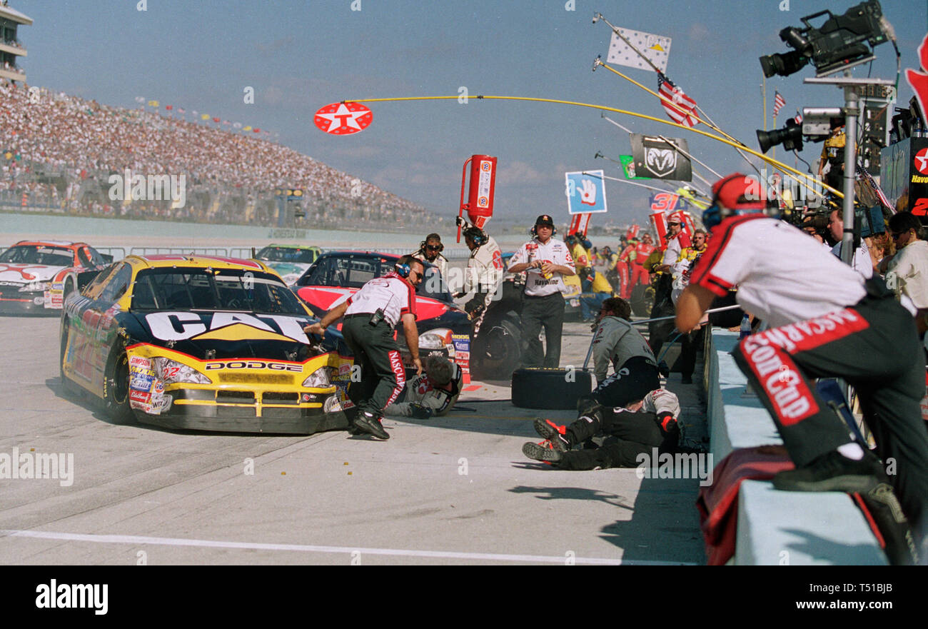 Ward Burton Gets Hit On Pit Road And Careens Into Ricky Rudd S Car And Several Members Of Rudd S Pit Crew One Of The Victims Had To Be Airlifted To An Area Hospital