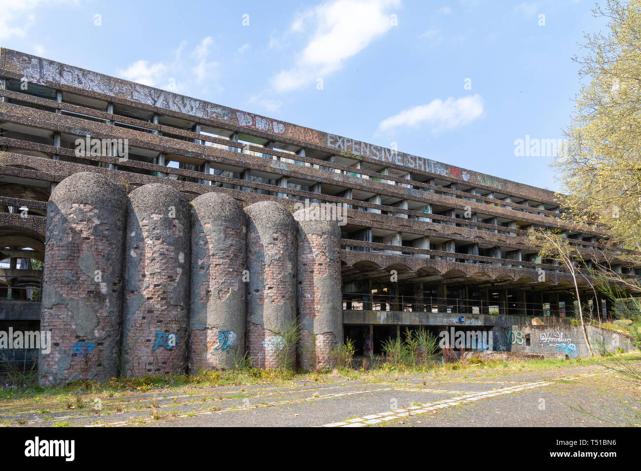 St. Peter's Seminary in Cardross is a disused seminary owned by the Archdiocese of Glasgow. The category A listed building closed in the late 1980s Stock Photo