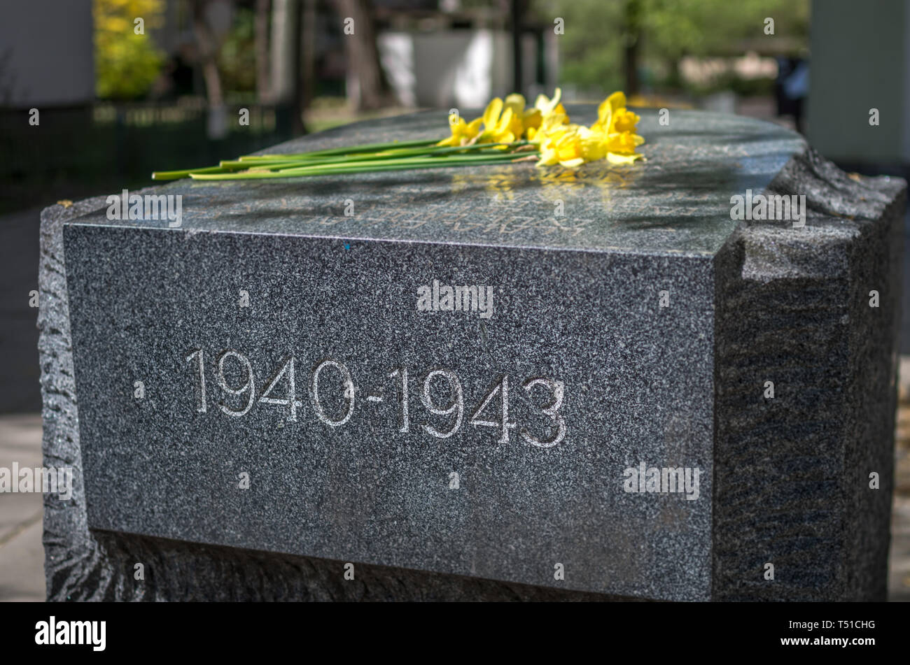 76th anniversary of the Warsaw Ghetto Uprising Stock Photo - Alamy