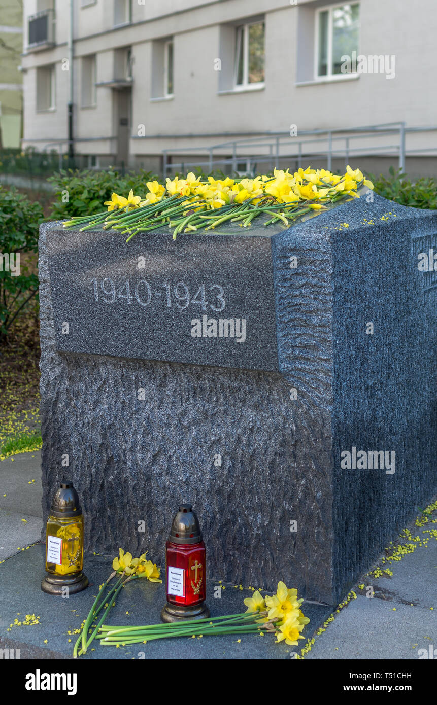 76th anniversary of the Warsaw Ghetto Uprising Stock Photo - Alamy