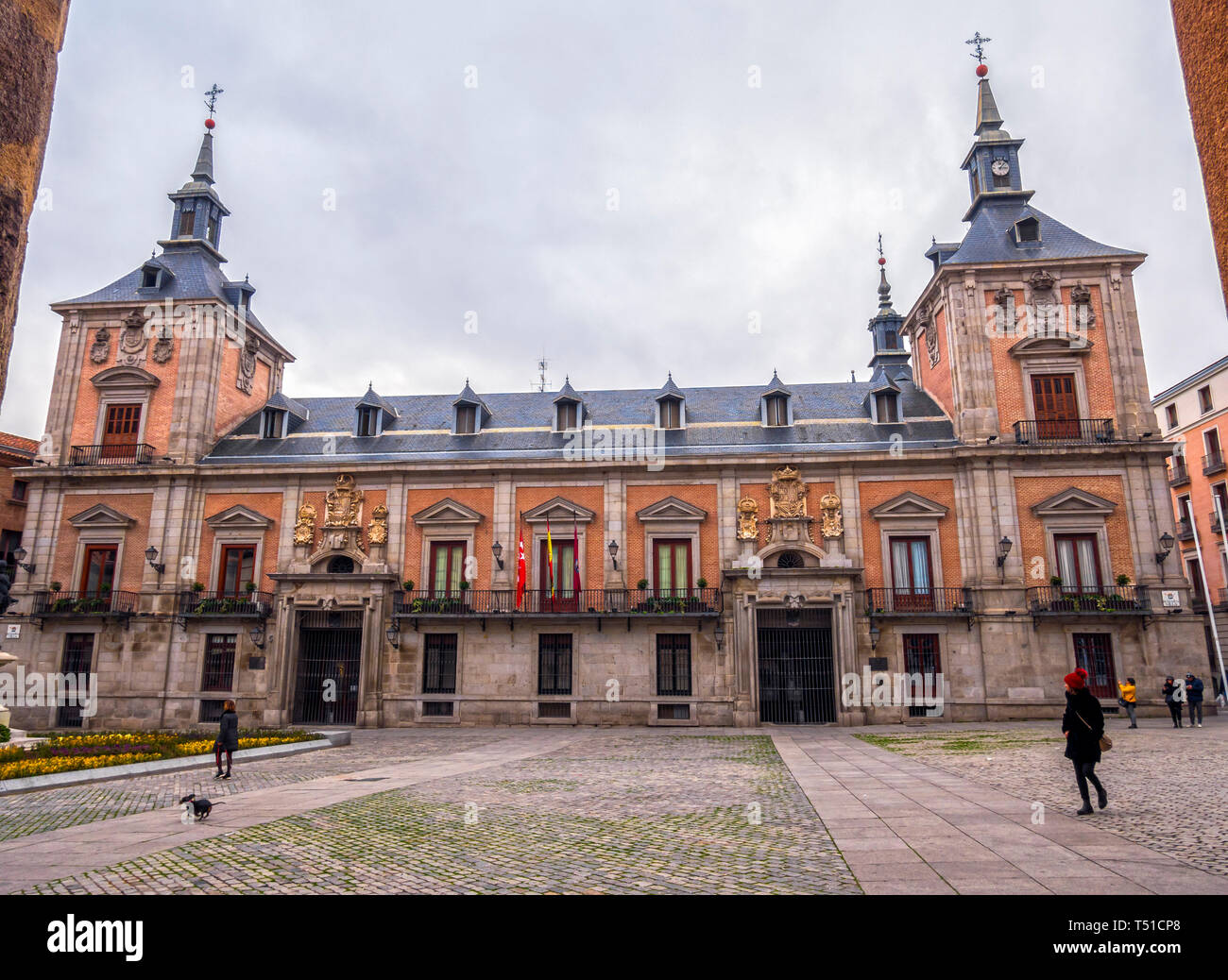 Plaza de la Villa (antiguo ayuntamiento). Madrid. España Stock Photo
