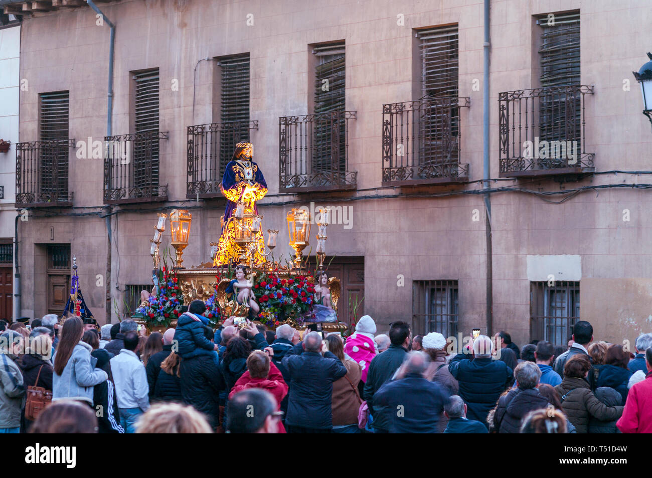 Procesión de Semana Santa en Alcalá de Henares. Madrid. España Stock Photo