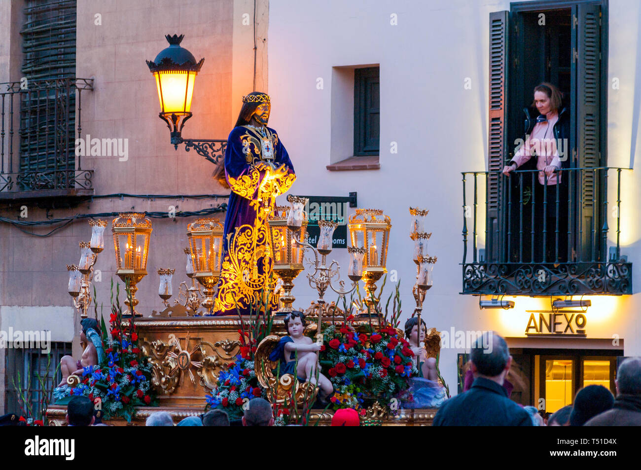 Procesión de Semana Santa en Alcalá de Henares. Madrid. España Stock Photo