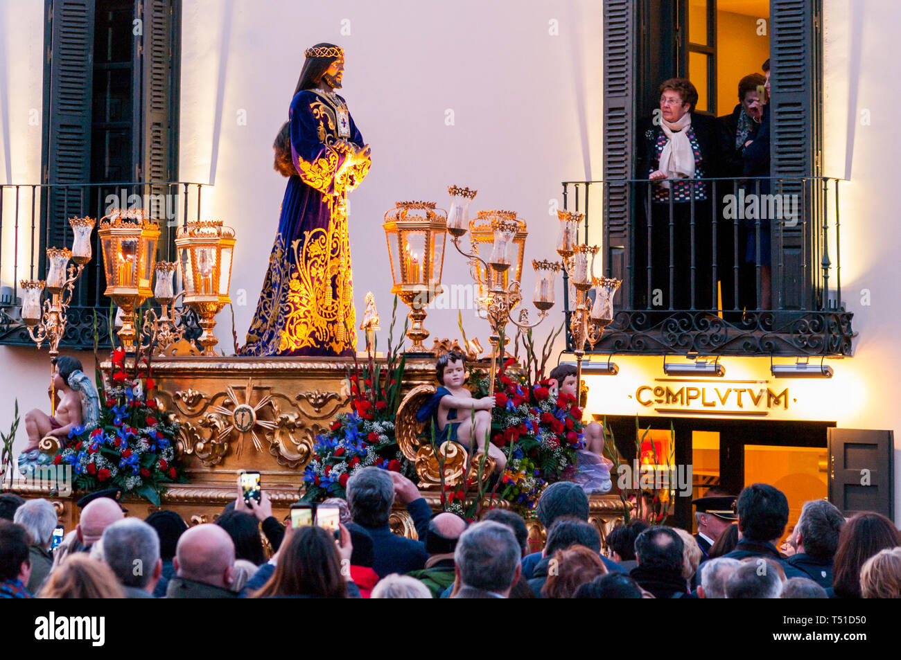 Procesión de Semana Santa en Alcalá de Henares. Madrid. España Stock Photo