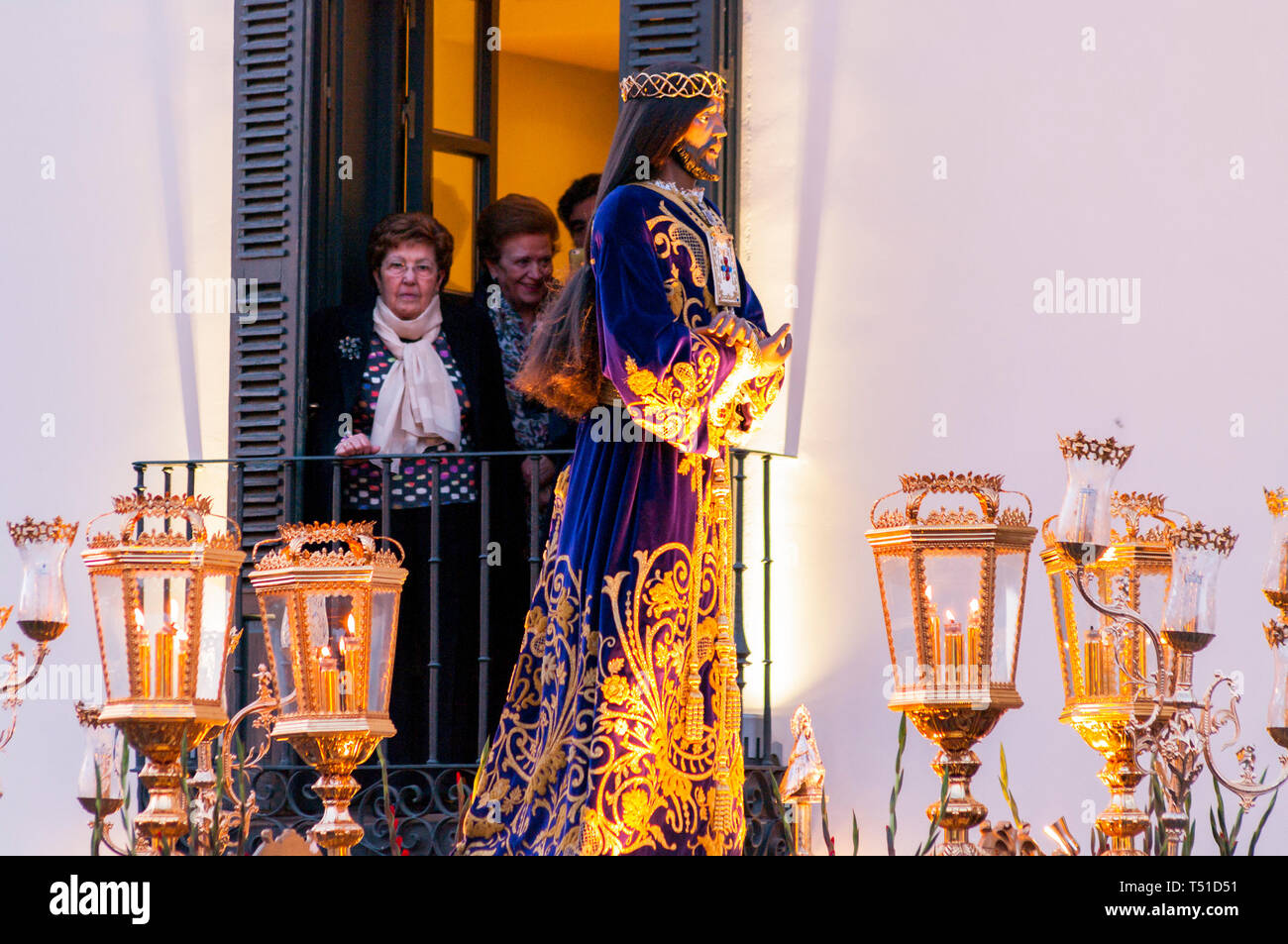 Procesión de Semana Santa en Alcalá de Henares. Madrid. España Stock Photo