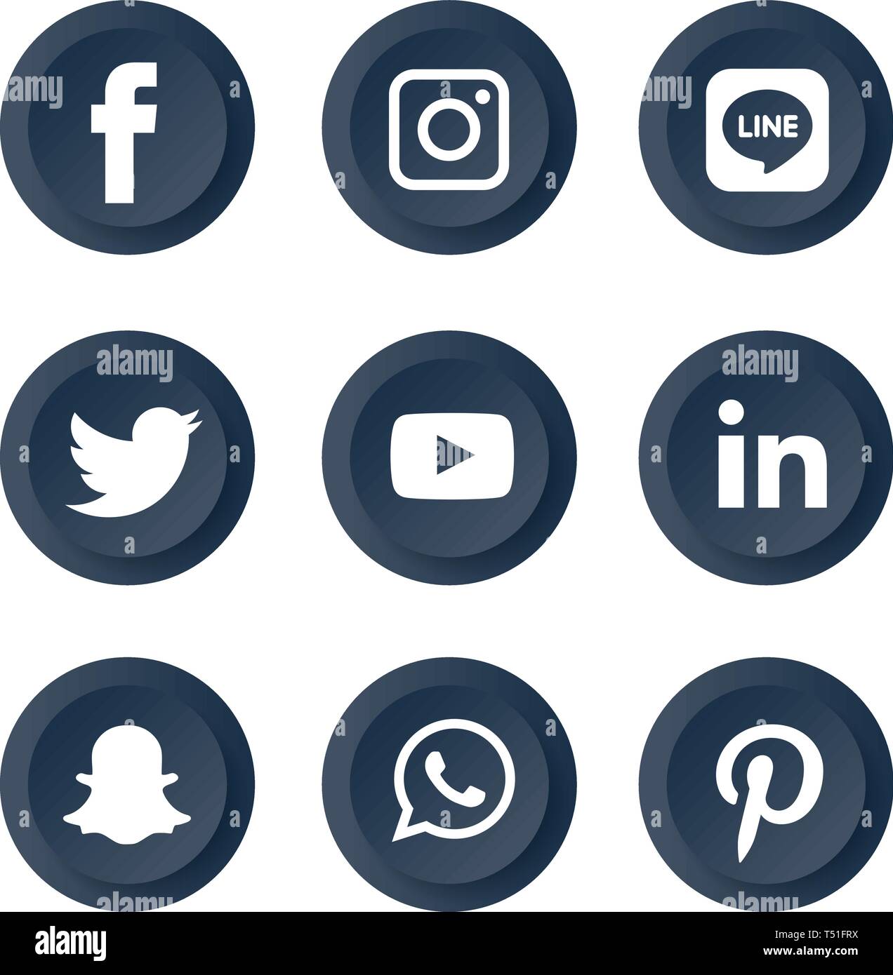 Social Media Icons Set Logo Vector Illustrator Background Social Media Icon Snapchat Facebook Instagram Twitter Whatsapp Set Network Stock Vector Image Art Alamy Social Media Icons Set Logo Vector Illustrator Background Social Media Icon Snapchat Facebook Instagram Twitter Whatsapp Set Network Stock Vector Image Art Alamy