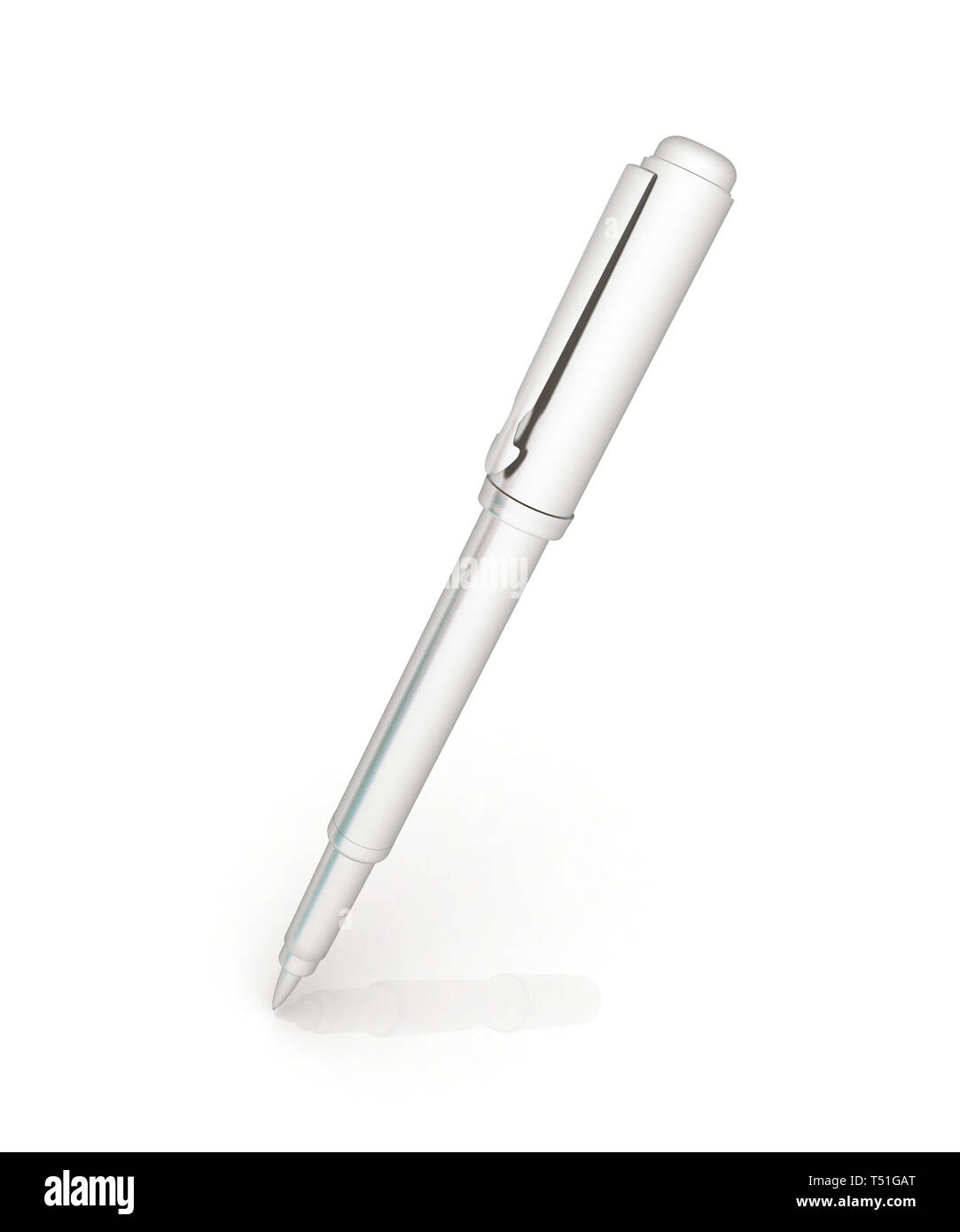 Metall corporate pen design Stock Photo