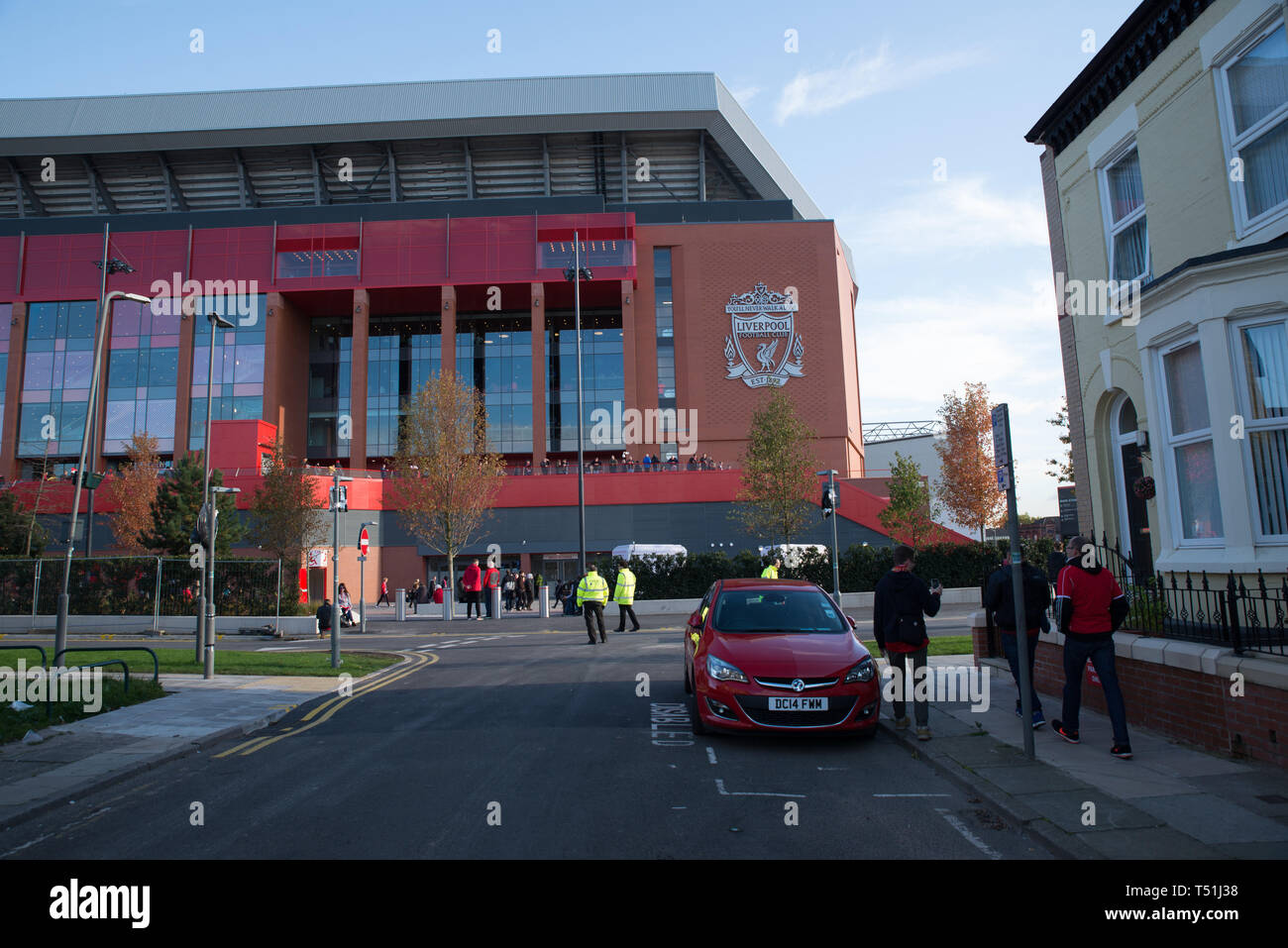 Anfield Road main stand, Liverpool FC's football ground, Liverpool