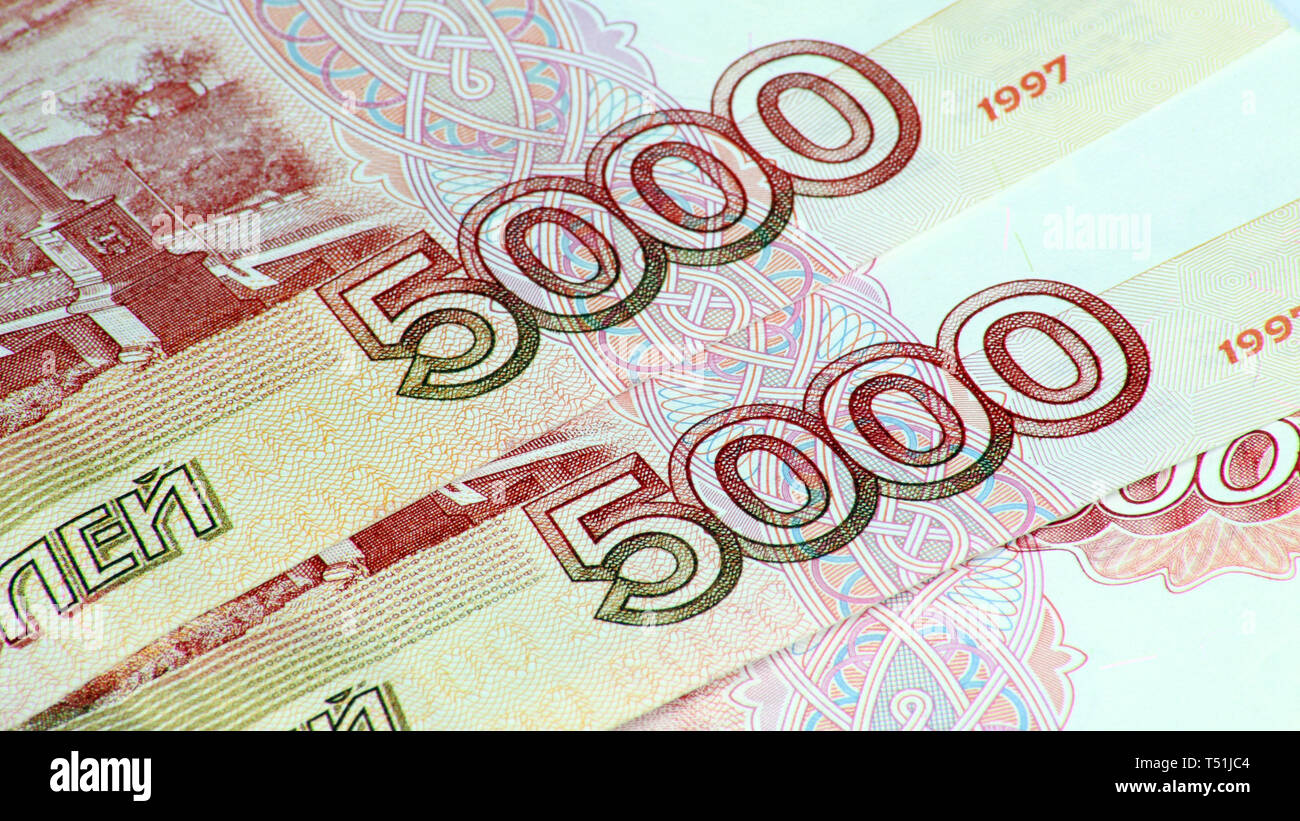 5000 ruble note hi-res stock photography and images - Alamy