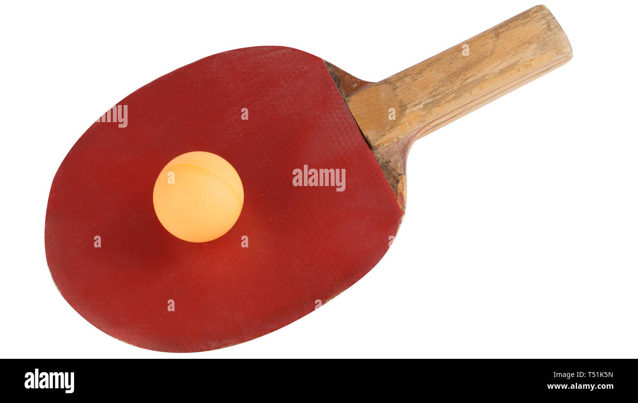table tennis bat isolated Stock Photo Alamy