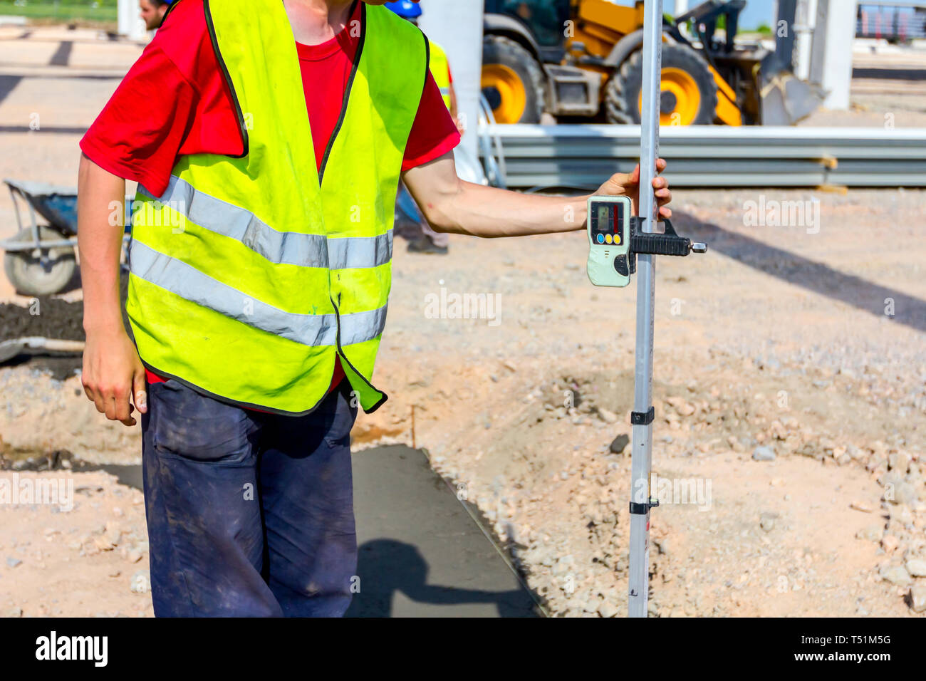 Surveying leveling rod hi-res stock photography and images - Alamy