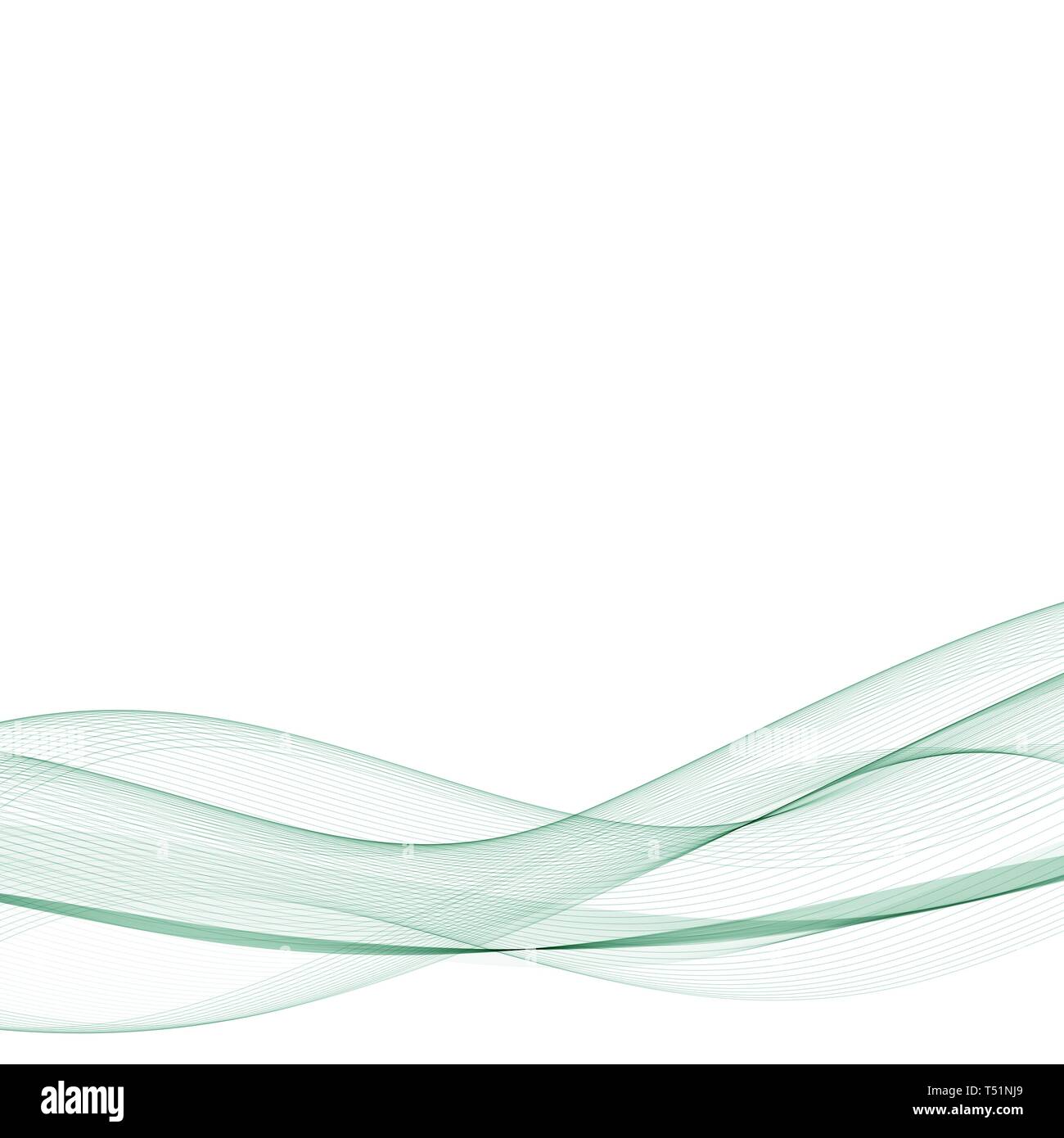 abstract green wave. vector background. presentation template. eps 10