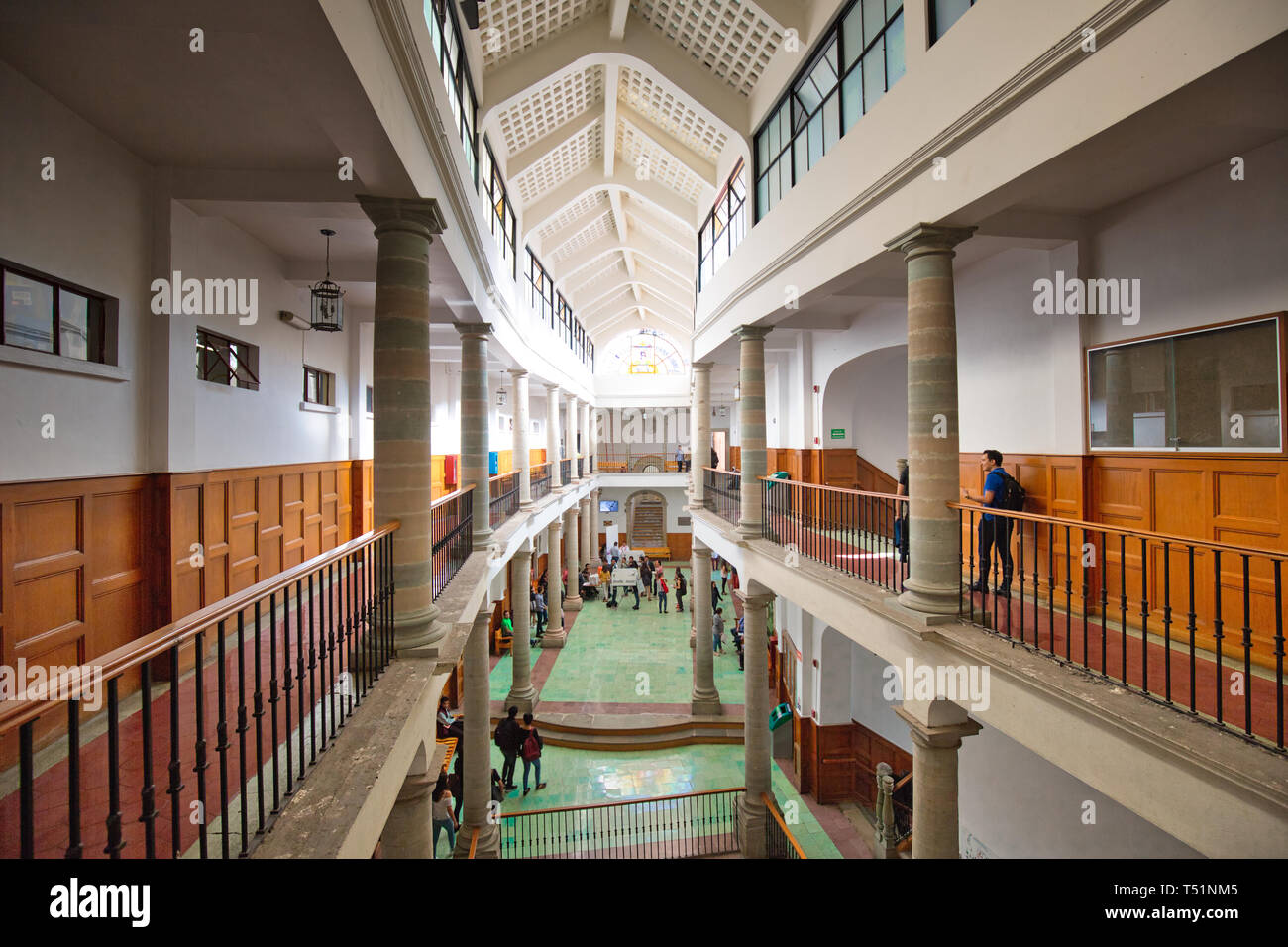 Guanajuato, Mexico-18 Of April, 2018: Campus and buildings of the University of Guanajuato (Universidad de Guanajuato) Stock Photo