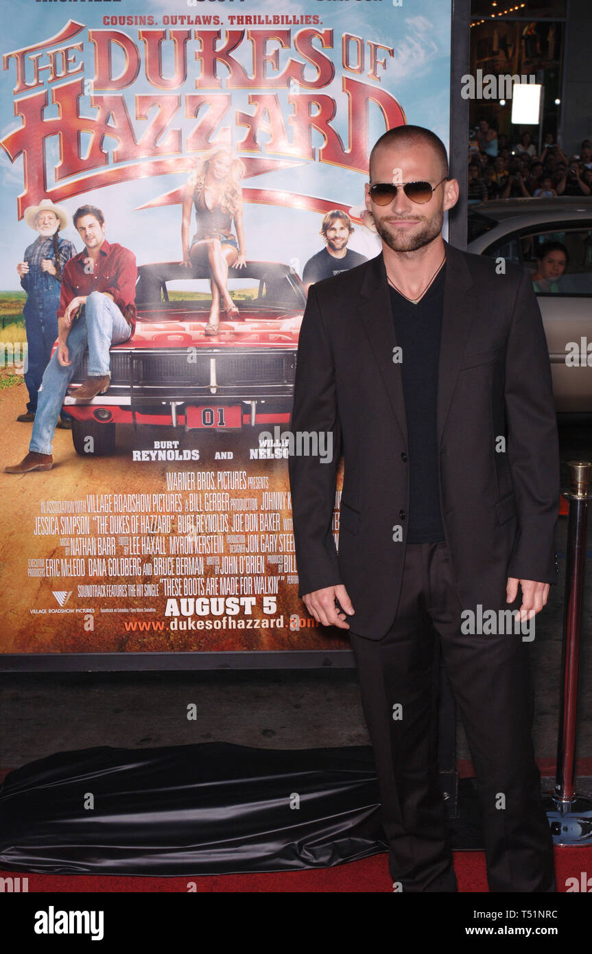 LOS ANGELES, CA. July 28, 2005: Actor SEANN WILLIAM SCOTT at the Los  Angeles premiere of his new movie The Dukes of Hazzard. © 2005 Paul Smith /  Featureflash Stock Photo - Alamy