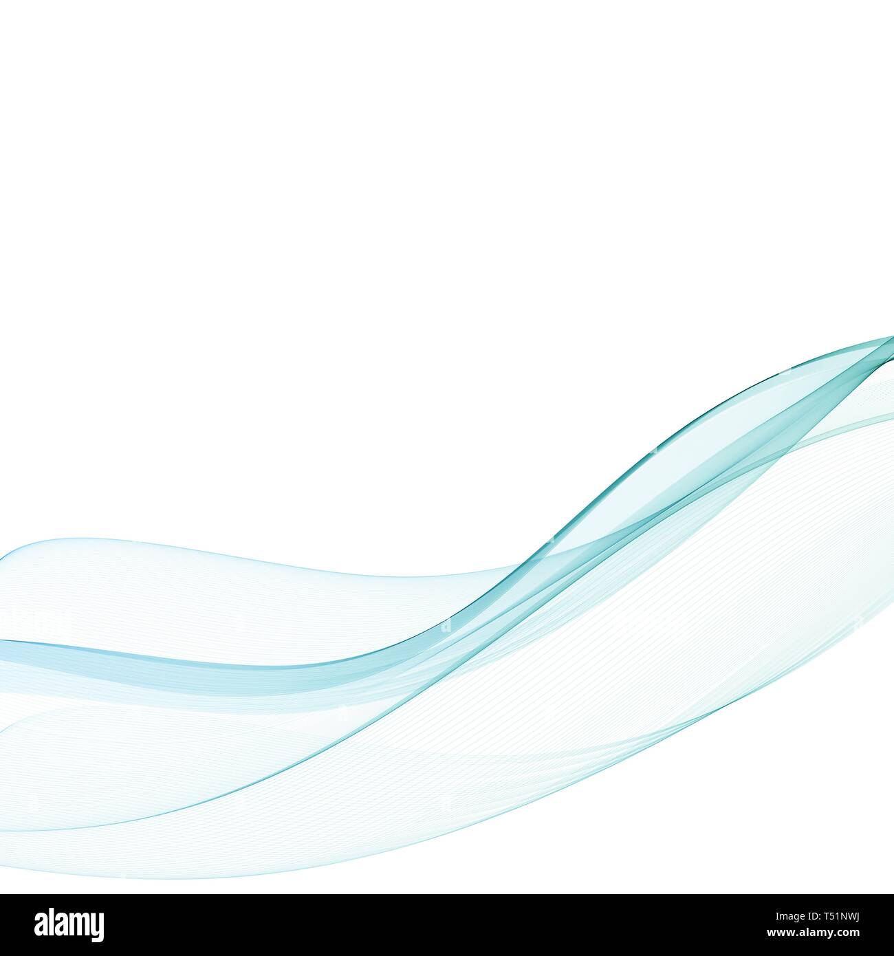 blue abstract wave. curved lines. vector background eps 10 Stock Photo ...