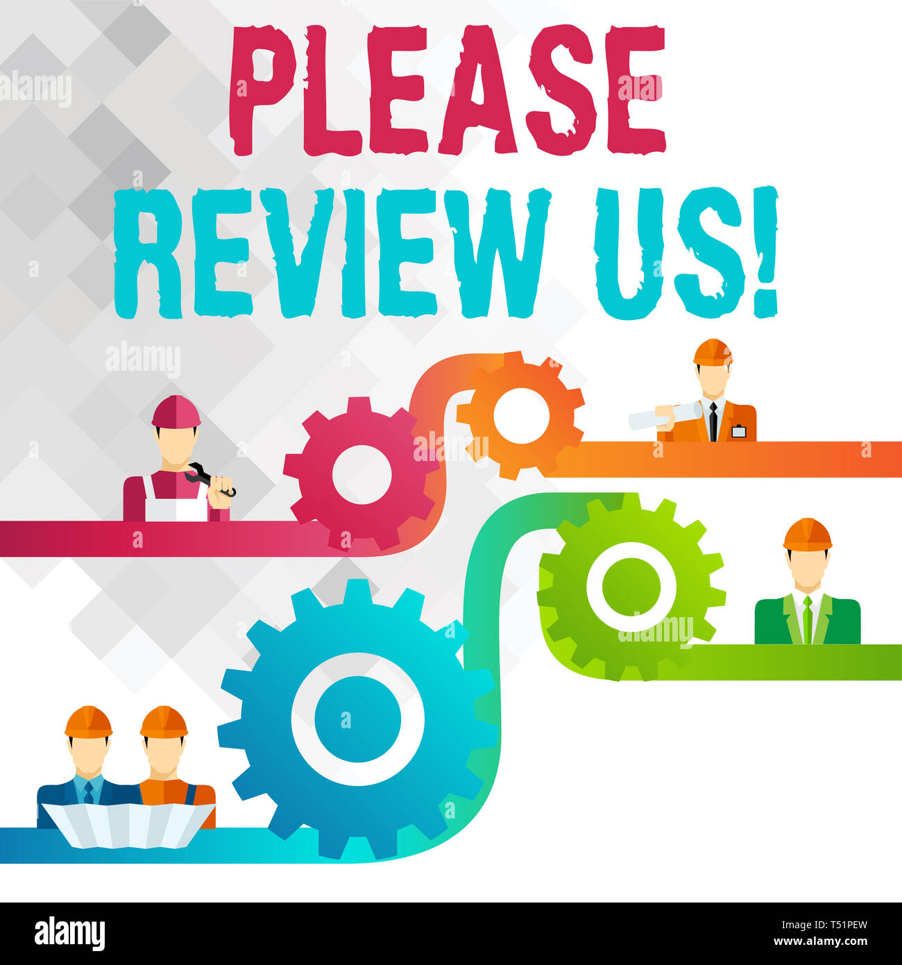 Writing note showing Please Review Us. Business concept for situation ...
