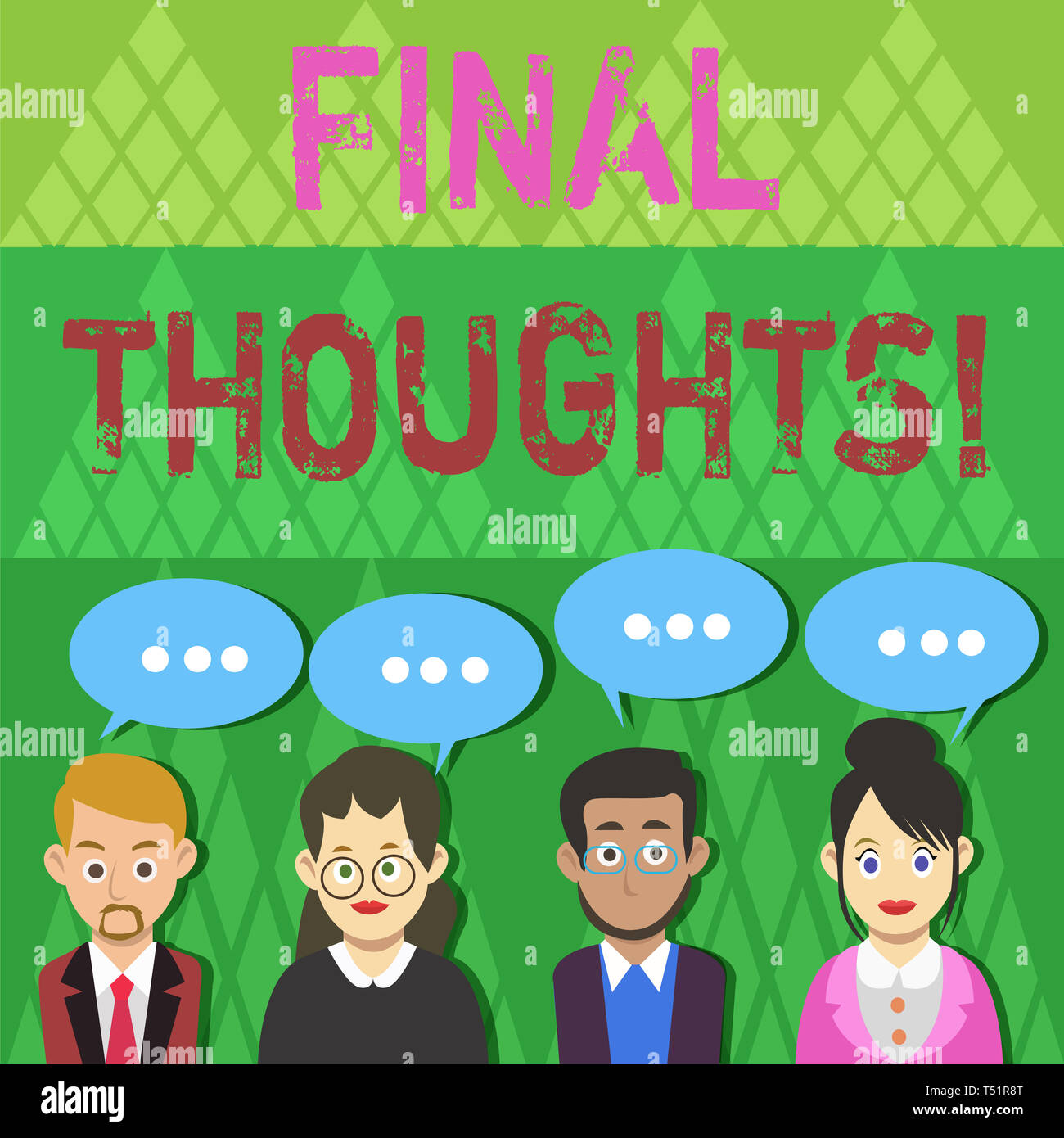 Text sign showing Final Thoughts. Business photo text should be last ...