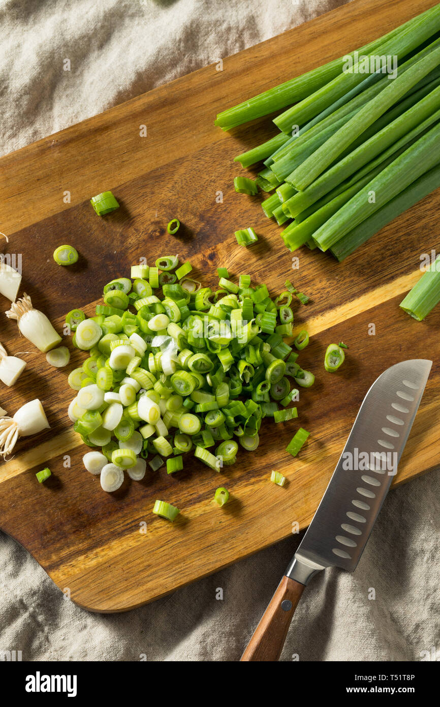 Chopped Green Onions On White Stock Photo, Picture and Royalty Free Image.  Image 13972236.