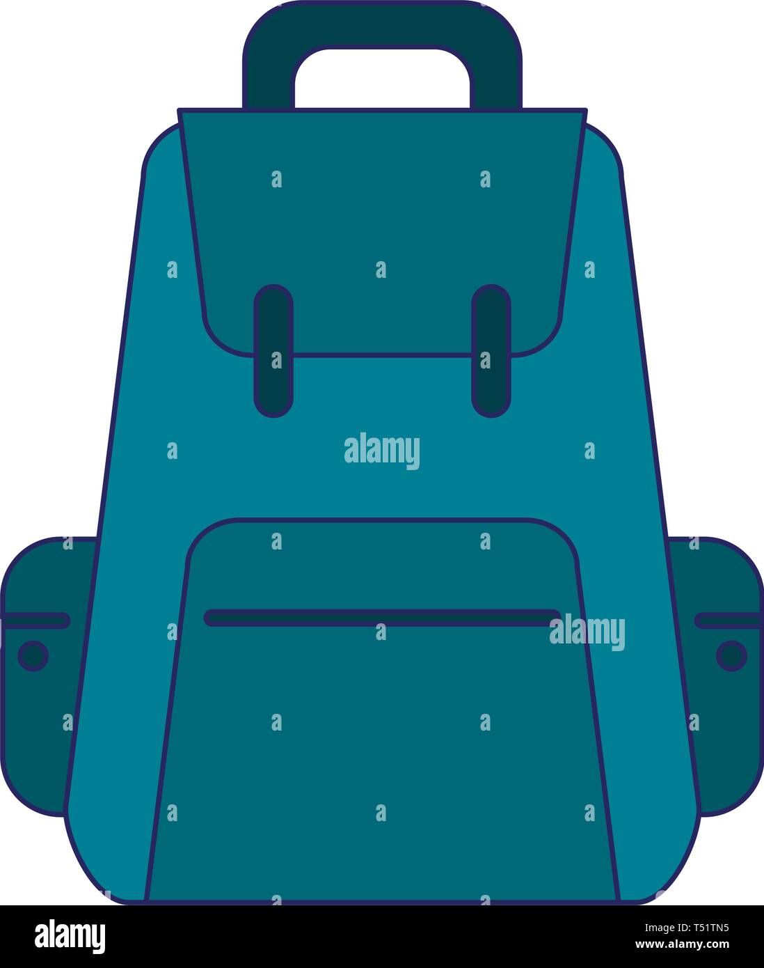 Backpack travel luggage symbol Stock Vector Image & Art - Alamy