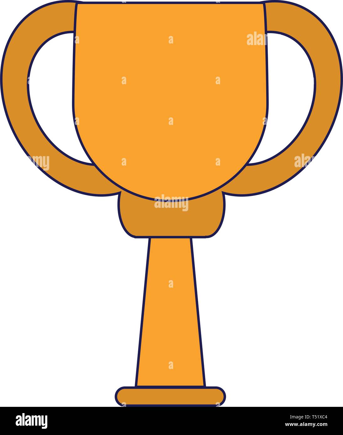 Sport trophy cup championship blue lines Stock Vector Image & Art - Alamy