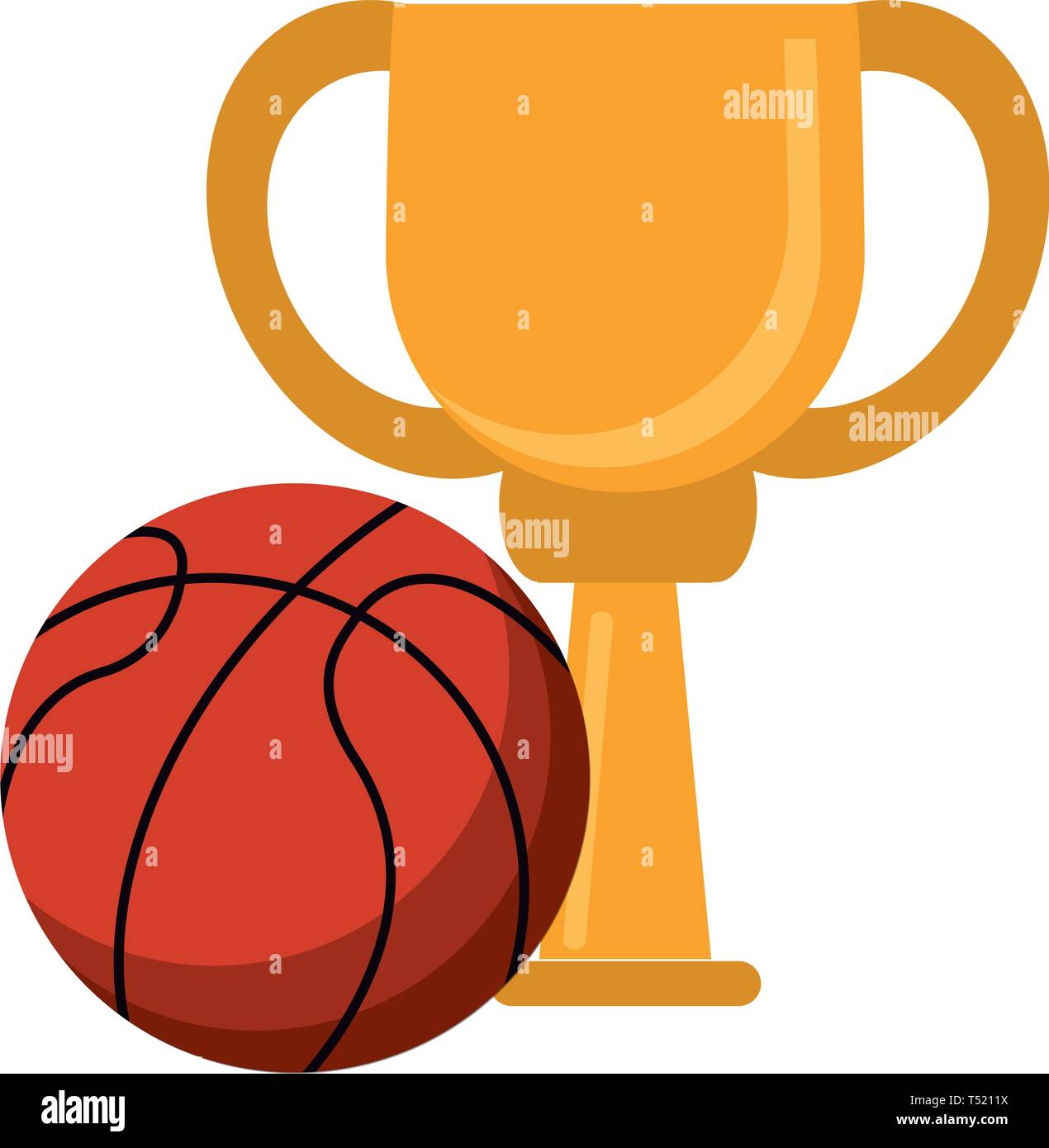 Basketball trophy cup championship Stock Vector Image & Art - Alamy