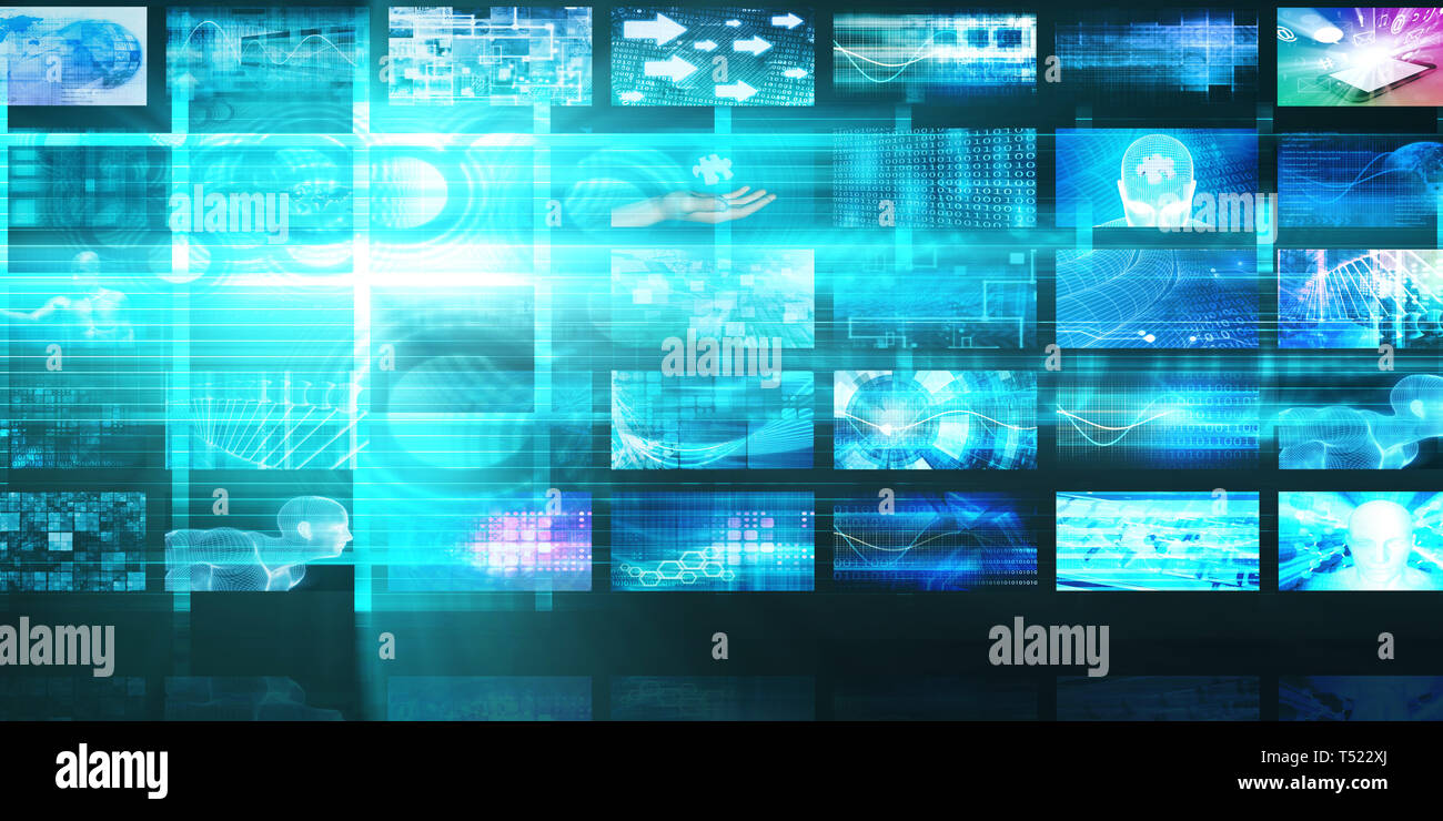 Video Analytics Technology and Content Analysis Concept Stock Photo Alamy