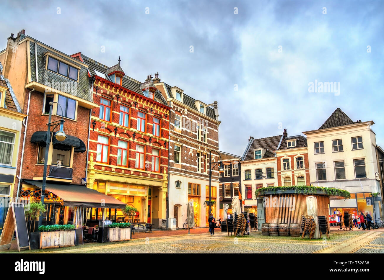 Traditional houses in Arnhem, Netherlands Stock Photo Alamy