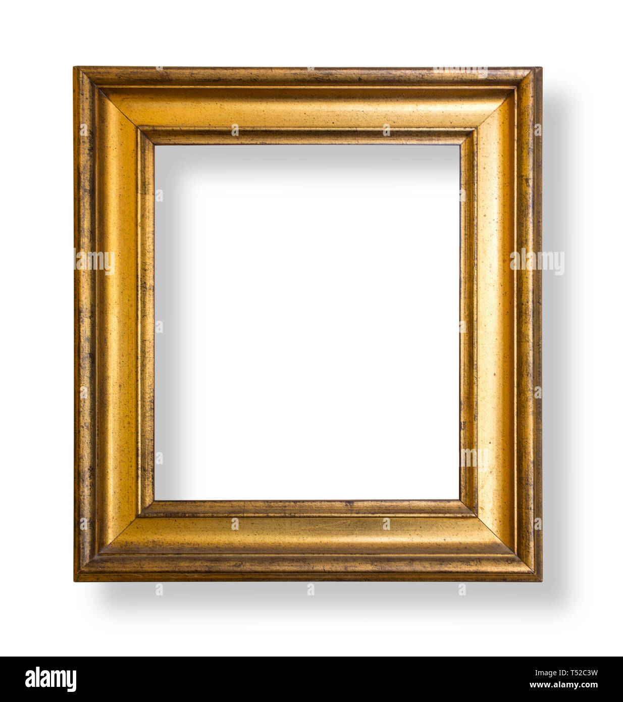 Gold frame. Gold/gilded arts and crafts pattern picture frame. with